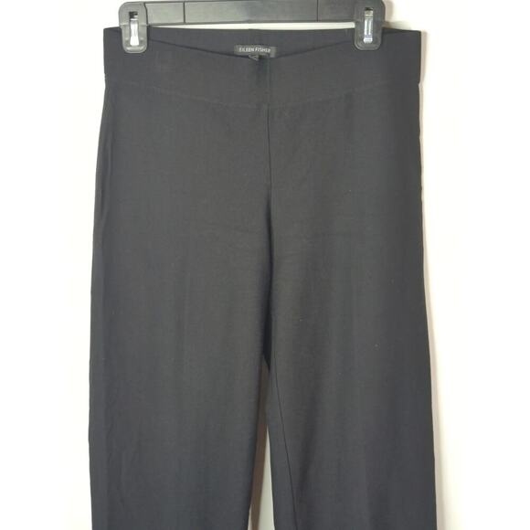 Eileen Fisher Womens Ponte Black Stretch Pull On Pants Casual Size XS Corp Core - Picture 4 of 11